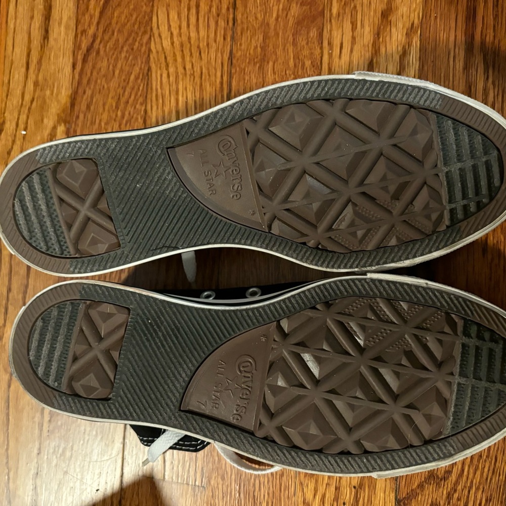 Converse all star black size 9